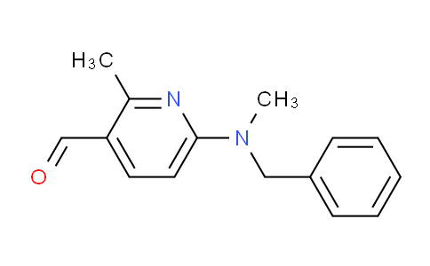 CAS No. 1355226-72-0, 6-(Benzyl(methyl)amino)-2-methylnicotinaldehyde