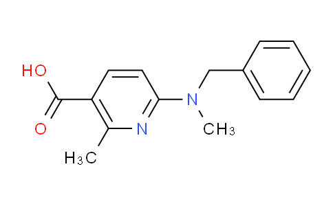 CAS No. 1355174-85-4, 6-(Benzyl(methyl)amino)-2-methylnicotinic acid