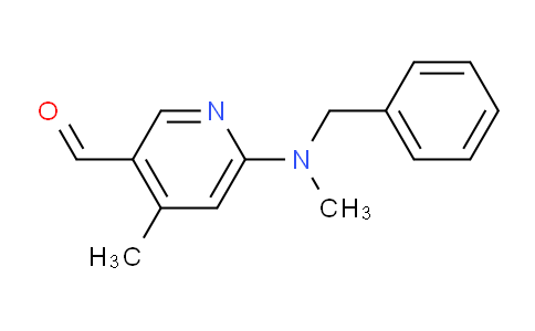 CAS No. 1355177-19-3, 6-(Benzyl(methyl)amino)-4-methylnicotinaldehyde