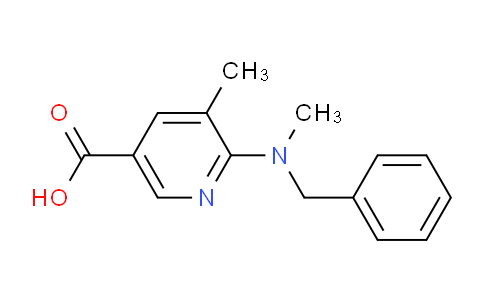 CAS No. 1355225-25-0, 6-(Benzyl(methyl)amino)-5-methylnicotinic acid