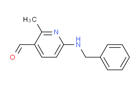 CAS No. 1355226-50-4, 6-(Benzylamino)-2-methylnicotinaldehyde