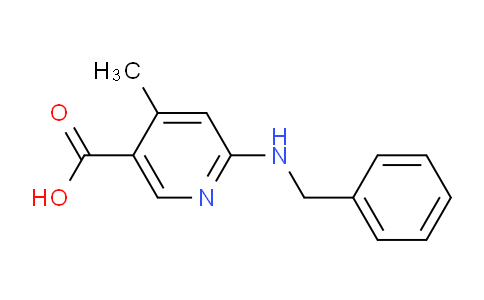 CAS No. 1355178-72-1, 6-(Benzylamino)-4-methylnicotinic acid