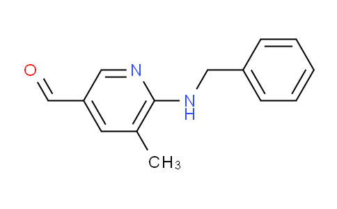 CAS No. 1355217-99-0, 6-(Benzylamino)-5-methylnicotinaldehyde
