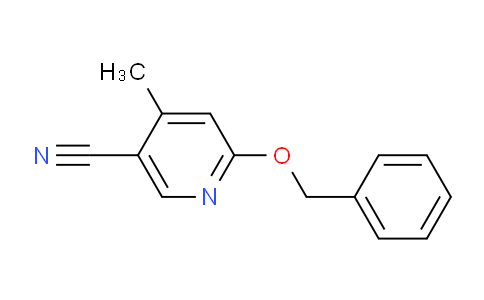 CAS No. 1233243-91-8, 6-(Benzyloxy)-4-methylnicotinonitrile