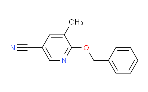 CAS No. 1355225-50-1, 6-(Benzyloxy)-5-methylnicotinonitrile
