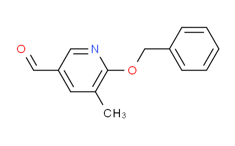 CAS No. 1355224-75-7, 6-(Benzyloxy)-5-methylpyridine-3-carbaldehyde