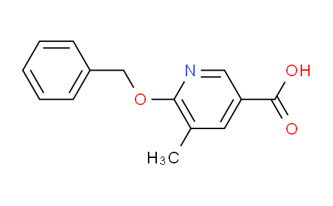 CAS No. 1355200-80-4, 6-(Benzyloxy)-5-methylpyridine-3-carboxylic acid