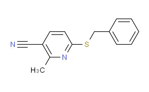 CAS No. 1355232-82-4, 6-(Benzylthio)-2-methylnicotinonitrile