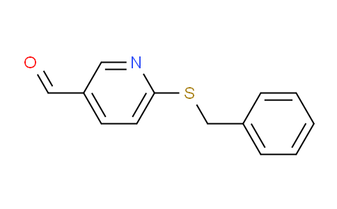 CAS No. 1355227-24-5, 6-(Benzylthio)nicotinaldehyde