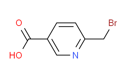 CAS No. 221323-59-7, 6-(Bromomethyl)nicotinic acid