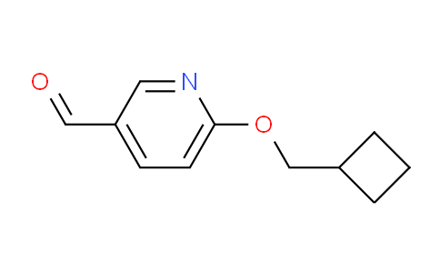 CAS No. 1707372-21-1, 6-(Cyclobutylmethoxy)nicotinaldehyde