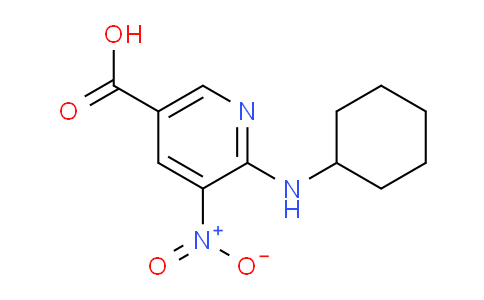 CAS No. 503859-31-2, 6-(Cyclohexylamino)-5-nitronicotinic acid