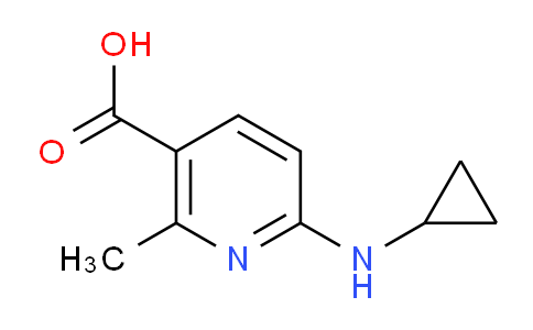 CAS No. 1355215-45-0, 6-(Cyclopropylamino)-2-methylnicotinic acid