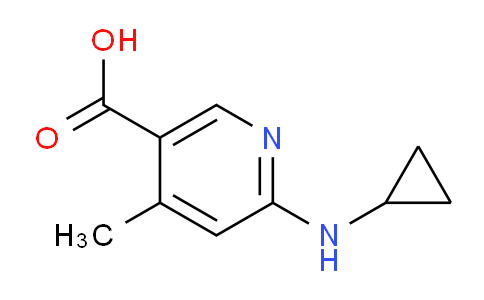 CAS No. 1355197-15-7, 6-(Cyclopropylamino)-4-methylnicotinic acid