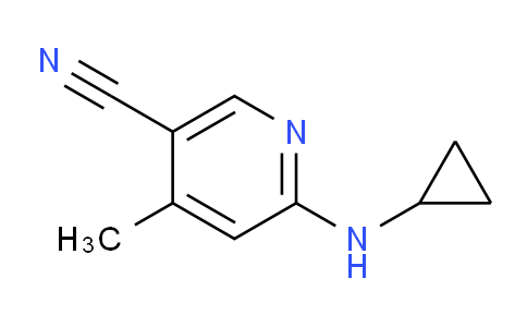 CAS No. 1355230-02-2, 6-(Cyclopropylamino)-4-methylnicotinonitrile