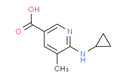 CAS No. 1355220-04-0, 6-(Cyclopropylamino)-5-methylnicotinic acid