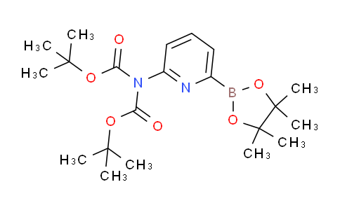CAS No. 1310384-87-2, 6-(Di-Boc-amino)pyridine-2-boronic Acid Pinacol Ester
