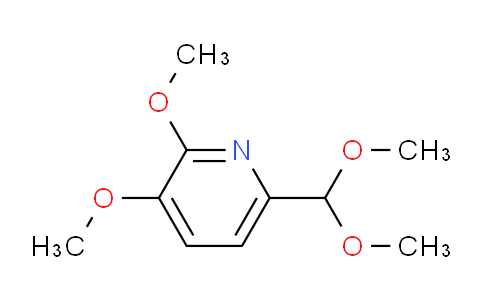 CAS No. 1142191-61-4, 6-(Dimethoxymethyl)-2,3-dimethoxypyridine