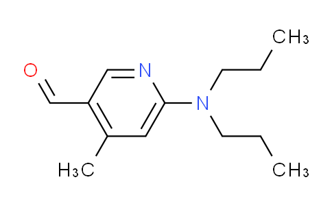 CAS No. 1355230-56-6, 6-(Dipropylamino)-4-methylnicotinaldehyde