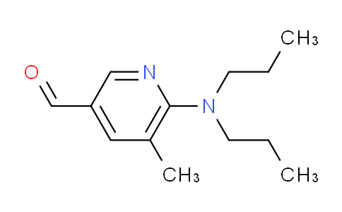 CAS No. 1355193-43-9, 6-(Dipropylamino)-5-methylnicotinaldehyde