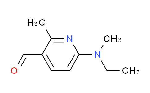 CAS No. 1355225-86-3, 6-(Ethyl(methyl)amino)-2-methylnicotinaldehyde