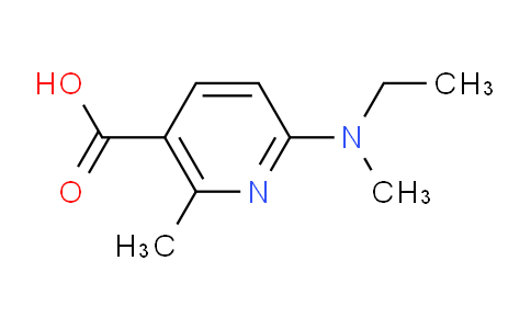 CAS No. 1355172-98-3, 6-(Ethyl(methyl)amino)-2-methylnicotinic acid