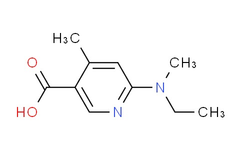 CAS No. 1355233-71-4, 6-(Ethyl(methyl)amino)-4-methylnicotinic acid