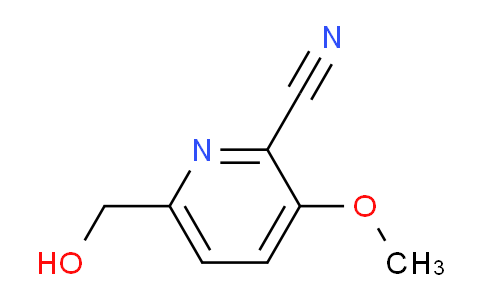 CAS No. 1646288-19-8, 6-(Hydroxymethyl)-3-methoxypicolinonitrile