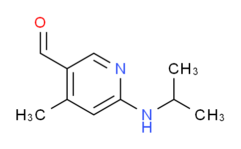 CAS No. 1355177-31-9, 6-(Isopropylamino)-4-methylnicotinaldehyde