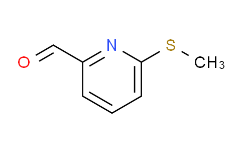 CAS No. 217657-76-6, 6-(Methylthio)picolinaldehyde
