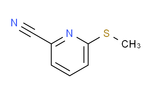CAS No. 501378-42-3, 6-(Methylthio)picolinonitrile