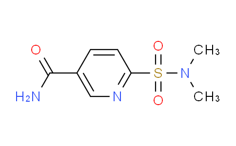 CAS No. 1334487-18-1, 6-(N,N-Dimethylsulfamoyl)nicotinamide