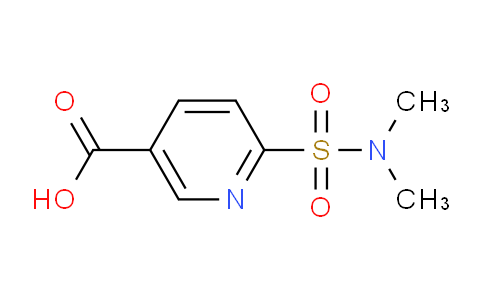 CAS No. 1115962-75-8, 6-(N,N-Dimethylsulfamoyl)nicotinic acid
