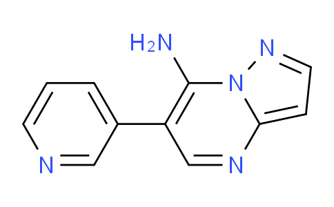 CAS No. 1447607-00-2, 6-(Pyridin-3-yl)pyrazolo[1,5-a]pyrimidin-7-amine