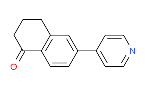 CAS No. 169192-55-6, 6-(Pyridin-4-yl)-3,4-dihydronaphthalen-1(2H)-one