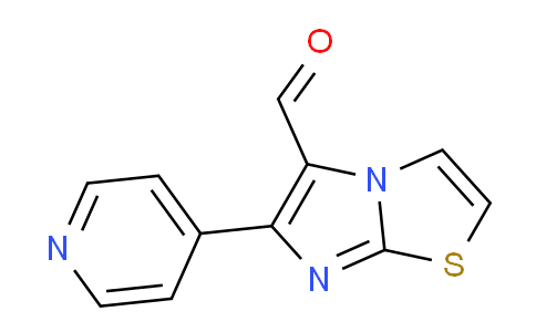 CAS No. 562792-68-1, 6-(Pyridin-4-yl)imidazo[2,1-b]thiazole-5-carbaldehyde
