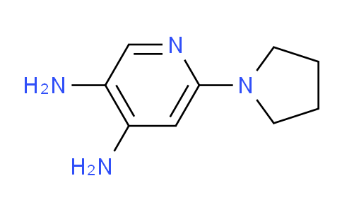CAS No. 1399181-29-3, 6-(Pyrrolidin-1-yl)pyridine-3,4-diamine