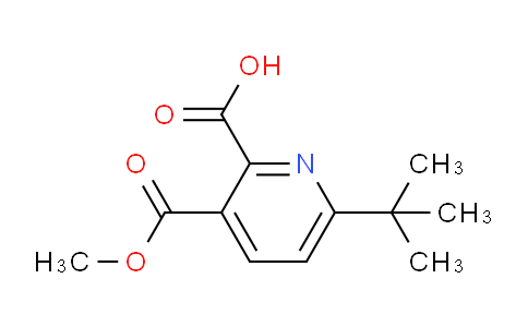 CAS No. 1443287-09-9, 6-(tert-Butyl)-3-(methoxycarbonyl)picolinic acid