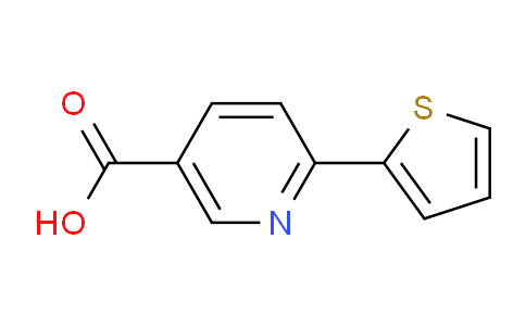 CAS No. 179408-54-9, 6-(Thiophen-2-yl)nicotinic acid