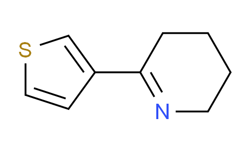 CAS No. 1355226-35-5, 6-(Thiophen-3-yl)-2,3,4,5-tetrahydropyridine