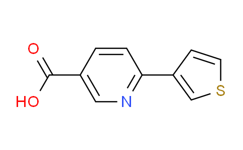 CAS No. 877674-90-3, 6-(Thiophen-3-yl)nicotinic acid