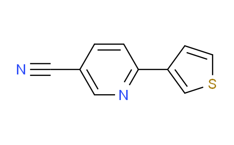 CAS No. 937601-80-4, 6-(Thiophen-3-yl)nicotinonitrile