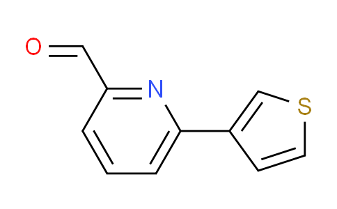 CAS No. 834884-76-3, 6-(Thiophen-3-yl)picolinaldehyde