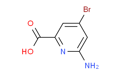 CAS No. 1353101-32-2, 6-Amino-4-bromopicolinic acid
