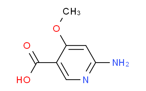 CAS No. 1060805-18-6, 6-Amino-4-methoxynicotinic acid