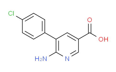 CAS No. 1426958-49-7, 6-Amino-5-(4-chlorophenyl)pyridine-3-carboxylic acid
