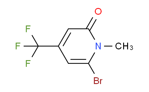 CAS No. 1823955-11-8, 6-Bromo-1-methyl-4-(trifluoromethyl)pyridin-2(1H)-one