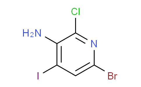 CAS No. 1138444-29-7, 6-Bromo-2-chloro-4-iodopyridin-3-amine