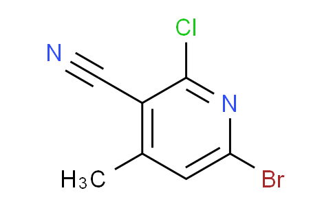 CAS No. 1142188-71-3, 6-Bromo-2-chloro-4-methylnicotinonitrile