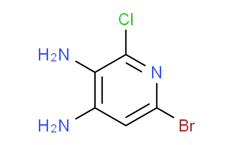 CAS No. 1639978-21-4, 6-Bromo-2-chloropyridine-3,4-diamine